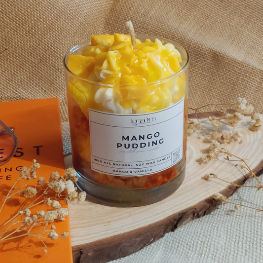 Mango Pudding Scented Candle