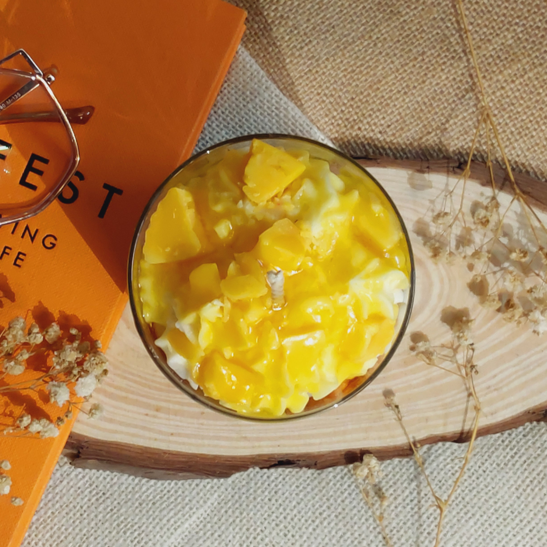 Mango Pudding Scented Candle