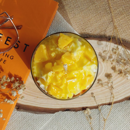 Mango Pudding Scented Candle