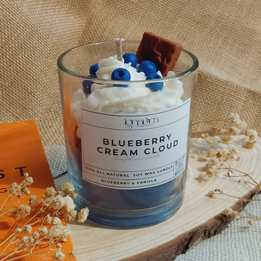 Blueberry Cream Cloud Scented Candle