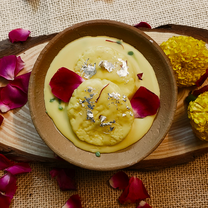 Rasmalai Scented Candle Diwali Edition - Sandalwood Fragrance