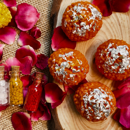 Motichoor Scented Candle - Diwali Edition - Pack of 4